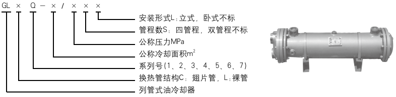 GLCQ、GLLQ型列管式冷卻器